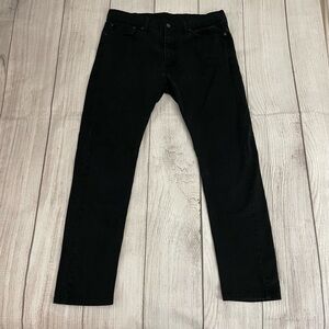 LEVI’S 510 Men’s Straight Leg Loose Fit Black Denim Jeans Size W36 L32